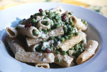 Tortiglioni mit Erbsen, Speck und Mascarpone.jpg